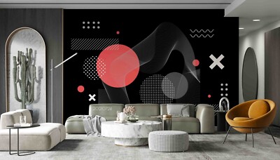 3D Geometry Graphics Symbols Abstract Wallpaper Wall Murals Removable Wallpaper