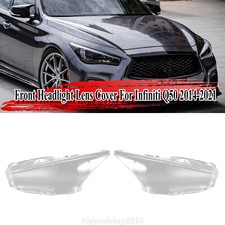 Faro proiettore anteriore destro sinistro Q50 copriobiettivo trasparente per Infiniti Q50 2014-2021