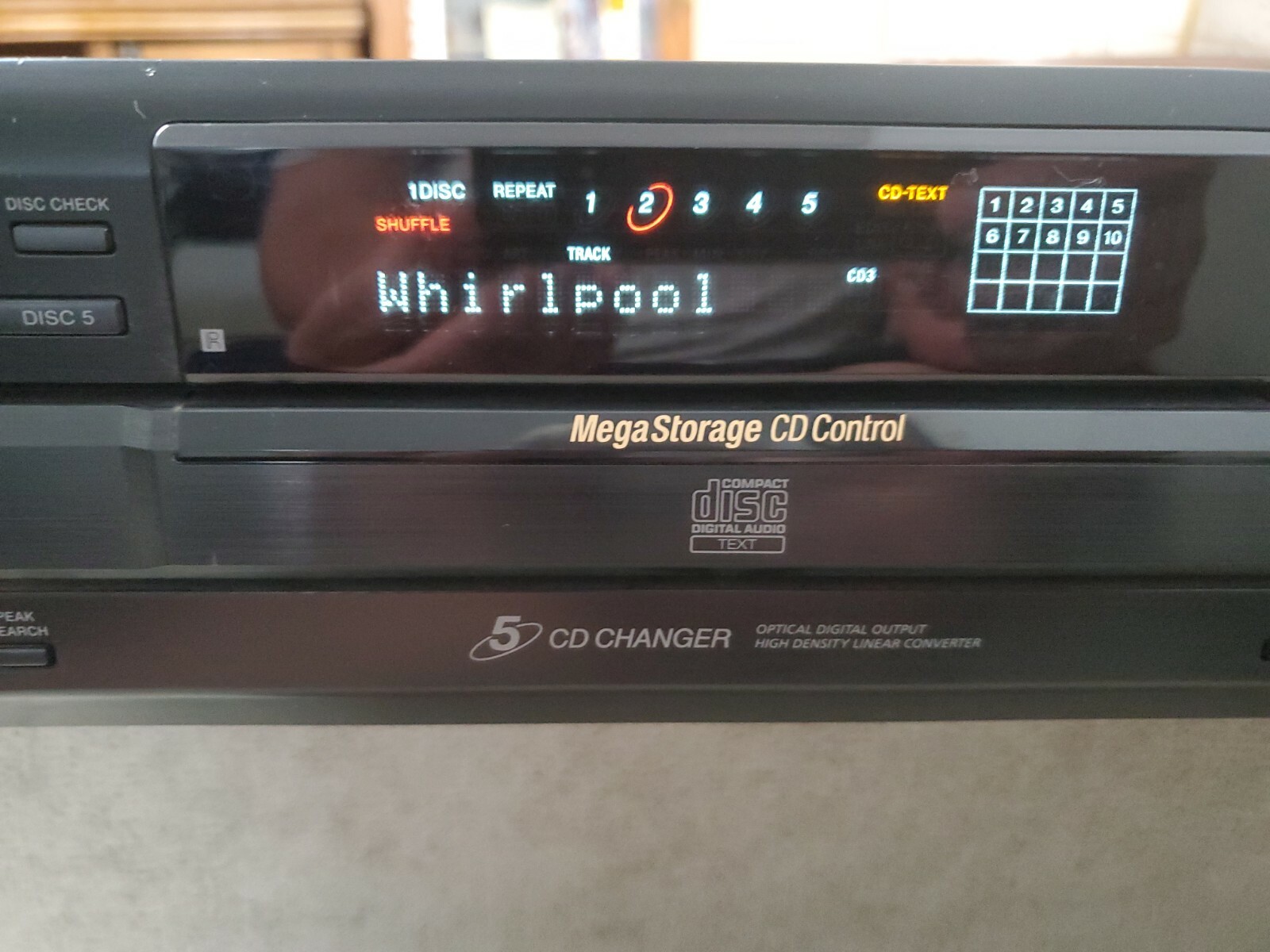 Sony CDPCE535 5Disc Changer Mega Storage CD Player *Tested Working