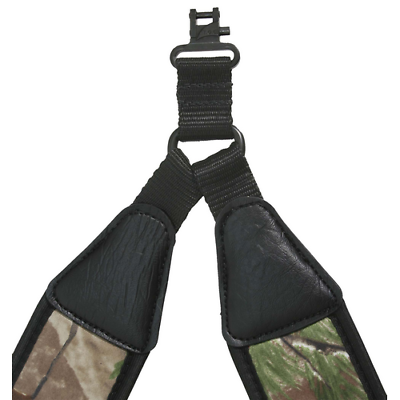 THE OUTDOOR CONNECTION GUN BACKPACK SLING (CAMO) QUICK-RELEASE SWIVELS BOYT