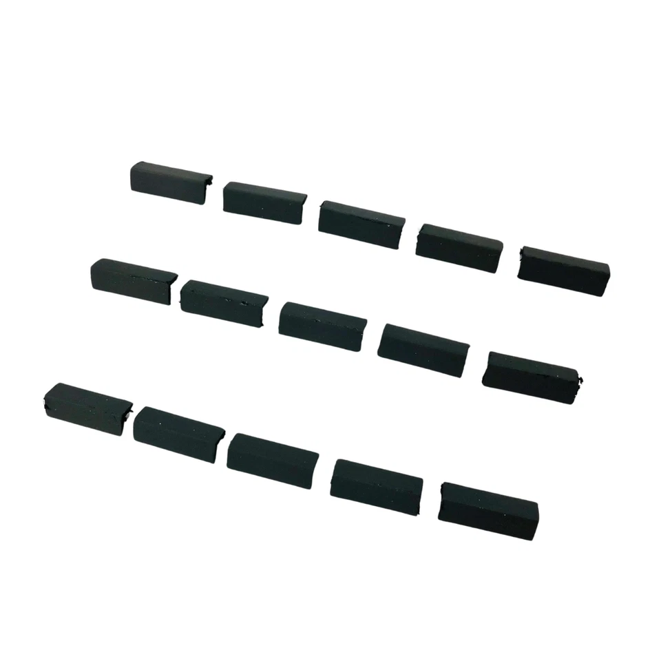 Dolls House 1:24th Scale 15 x Miniature Angled Ridge Roof Tiles Slate Grey - Image 2 of 4