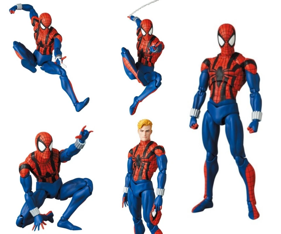 NUEVO MAF No.143 Spider-Man KO Figura Ben Reilly Cómic Ver. Figura de acción 6" EN CAJA Foto 4 de 4