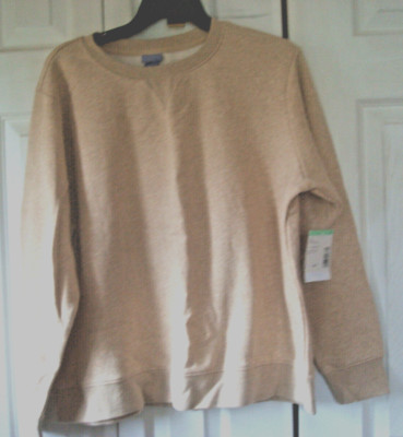 Ladies Petite Sweatshirt Brown Sugar  Size XLP Laura Scott NWT