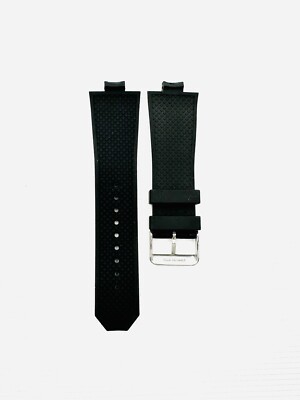 Cat Watch Strap , CAT , R7 163 , R7 143 , Black Rubber Silver