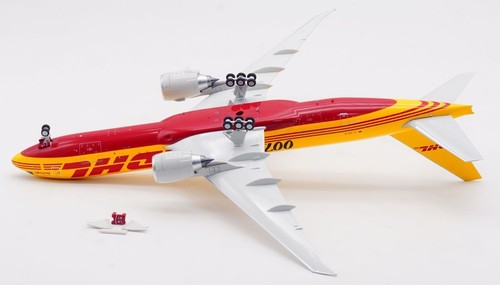 B-Models 1:200 DHL (AeroLogic) Boeing 777-F Diecast Aircraft Jet Model D-AALM - Imagen 13 de 14