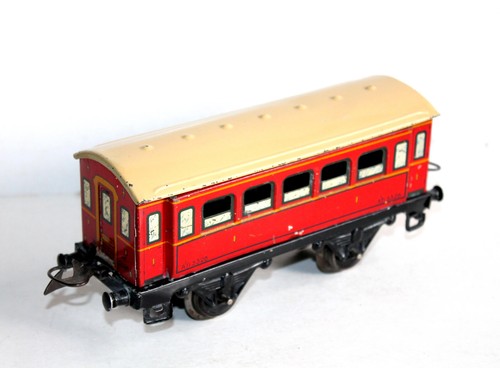 HORNBY MECCANO, O 1/48 VOITURE VOYAGEUR, PASSAGER 2e CLASSE TYPE 1S, WAGON TRAIN MINIATURE - Collection
