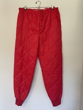 Vintage Bass Pro Shops Quilted Thermal Lined Pants Large Hunting 80s 90s SEE DES