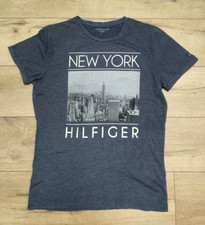 T-shirt grigia New York Tommy Hilfiger taglia M