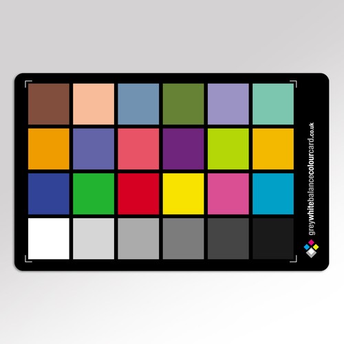 Carta colore bilanciamento bianco grigio 24, DUO: carte di medie dimensioni e 3x2 colori - Foto 6 di 7