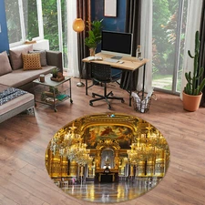 3D Golden Palace ZHUA2110 Game Non Slip Rug Mat Photo Carpet Zoe