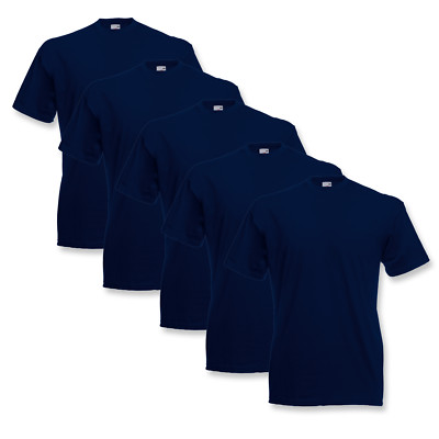 5er FRUIT OF THE LOOM T SHIRT SETS M L XL XXL XXXL 4XL 5XL HERREN SHIRTS VALUE