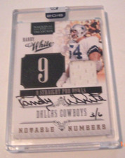 RANDY WHITE 2016 PANINI HONORS NOTABLE #S GAME USED JERSEY AUTO 3/6 SIGNED CARD