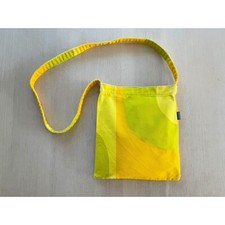 Borsa a tracolla vintage MARIMEKKO, borsa a tracolla in tela gialla, borsa to...