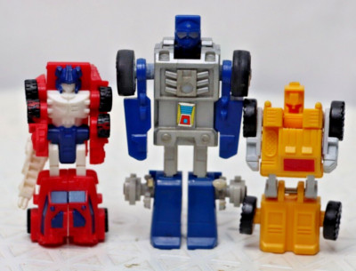 G1 Transformers Micromasters ERECTOR + RED HOT + Mini Vehicle BEACHCOMBER lot