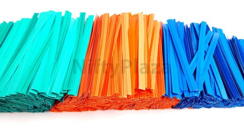 NiftyPlaza 1000 Twist Ties 4 Inch Length Plastic Coated No Rip Paper Ties Cello - Picture 8 of 47