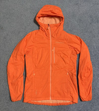 Norrona Lyngen Alpha 100 Hooded Jacket Coat Women's Size Small Orange New
