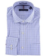 Tommy Hilfiger Men's Stretch Regular Fit Dress Shirt - Size: Medium  -   K-9