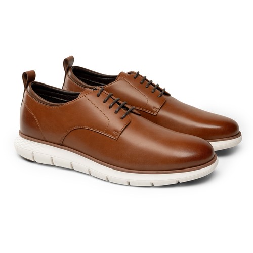 Men Derby Sneakers Breathable Lightweight Casual Oxford Walking Shoes - 第 23/25 張圖片