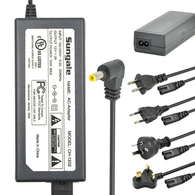 AC/DC Adapter Ladegerät für Sungale CH-1202 DSA-36W-12 Tragbares DVD Netzteil