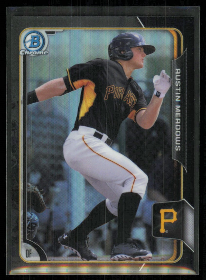 2015 Bowman Prospects Chrome Refractor Austin Meadows Raw #BCP126