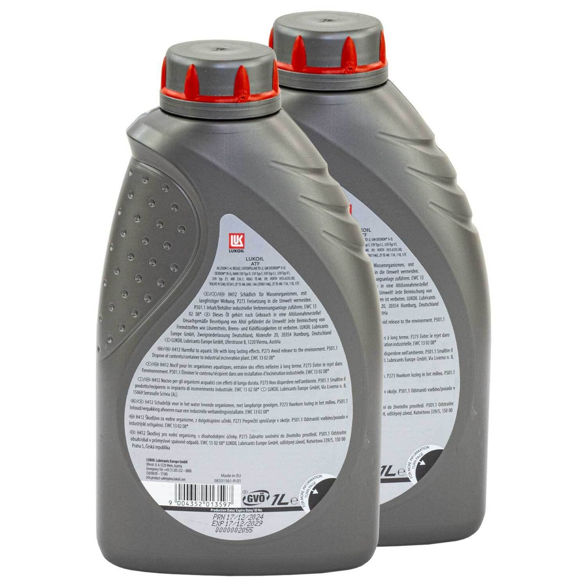 Getriebeöl Getriebe Öl Lukoil ATF 58331561 2 X 1 Liter für Mazda