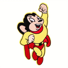 Embroidery Patch Sew or Iron-On Fabric Applique - New - Mighty Mouse