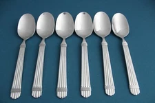 6 Teaspoons Wallace CHARDONNAY 18/8 Stainless China 6 3/8"