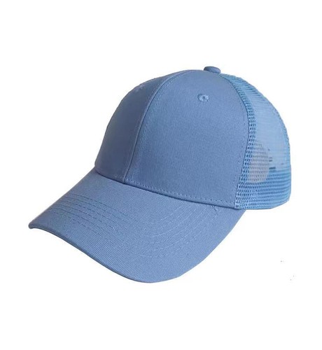 Plain Trucker Hat Unisex Adjustable Mesh Back Baseball Cap Snapback Visor Blank - Picture 32 of 42