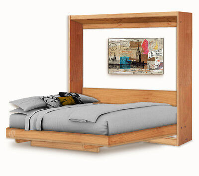 Horizontal Queen Wall Bed / Murphy Bed with Table ...