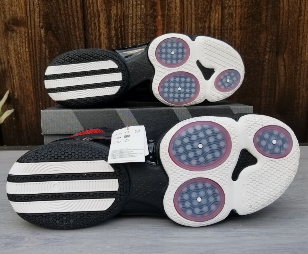 Size 13 - Adidas Adizero Rose 1.5 Restomod Black Vivid Red for