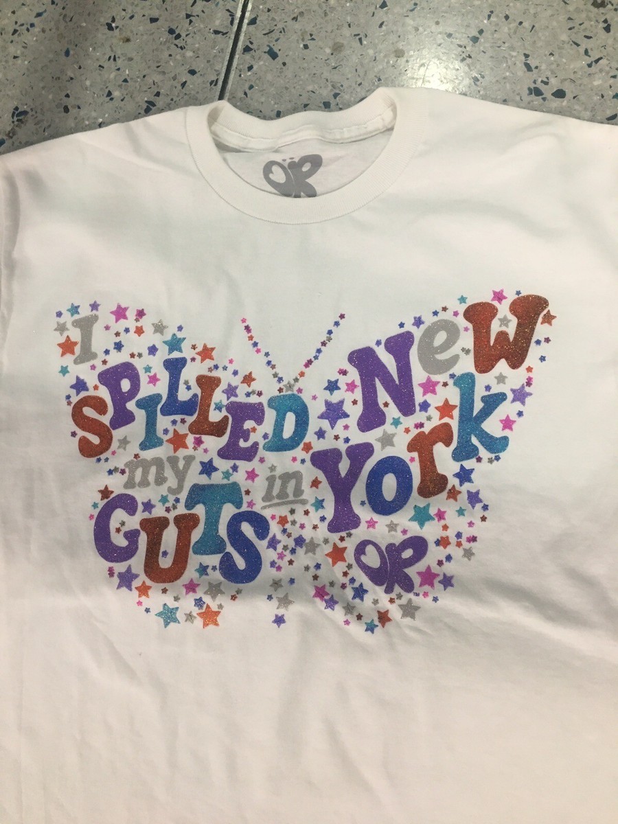 2024 Olivia Rodrigo Shirt Large Spill Ur Guts NYC New York
