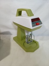 VINTAGE Toy MIXER STAND  BEATERS Advacado GREEN With Original Box