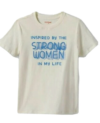 Cat & Jack t-shirt  Inspired by the Strong Women in My Life' Short Sleeve L12/14