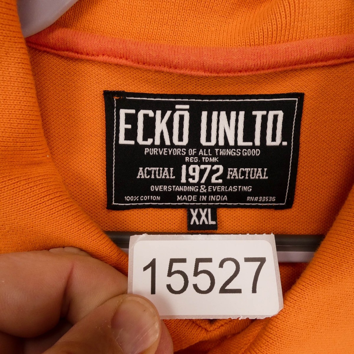 Ecko Unltd Shirt Mens XXL 2XL Polo Short Sleeve Orange w Logo | eBay