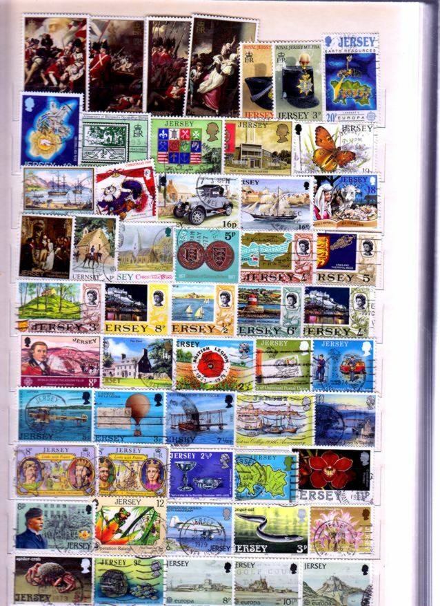 COLLECTION OF JERSEY STAMPS, USED eBay