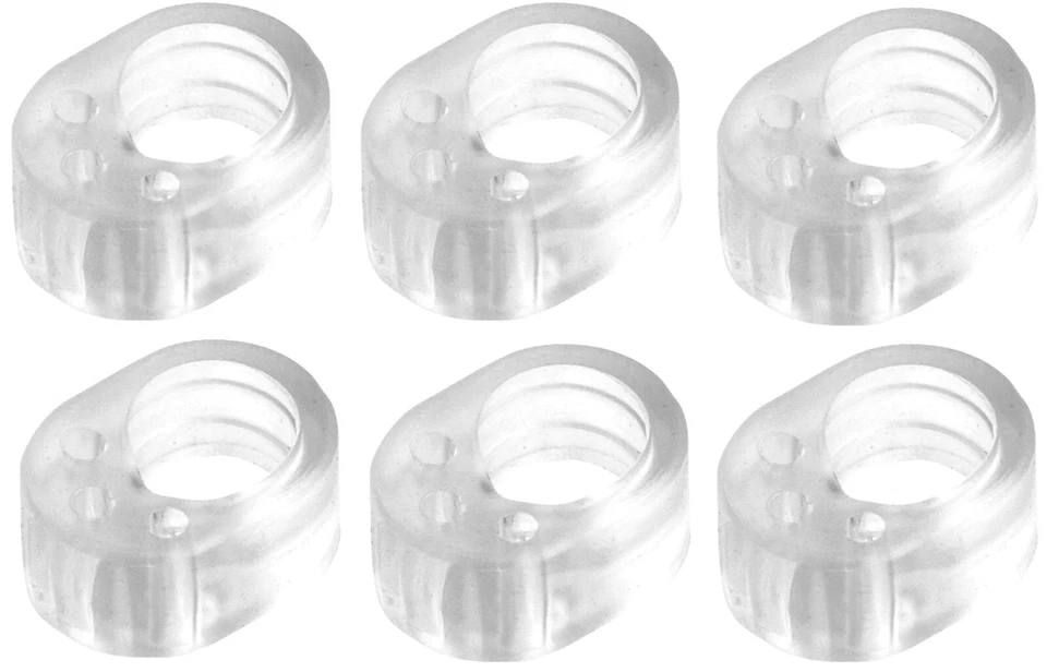 Türklinkenpuffer transparent 30x19mm Wandschutz Türgriffschutz Stoßdämpfer - Bild 3 von 3