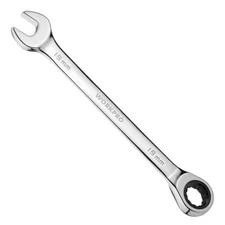 WORKPRO 19mm Ratcheting Combination Wrench Metric Open End Box End 12PT 72-Tooth