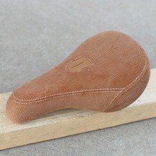 PRIMO BMX BISCUIT BICYCLE SEAT TAN BROWN CORDUROY
