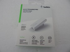 Belkin Boost Charge Pro 20W USB-C GaN Wall Charger New