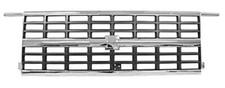 Chevy/GMC Pickup 1989-91, Suburban y Blazer parrilla doble faro cromado/Argent