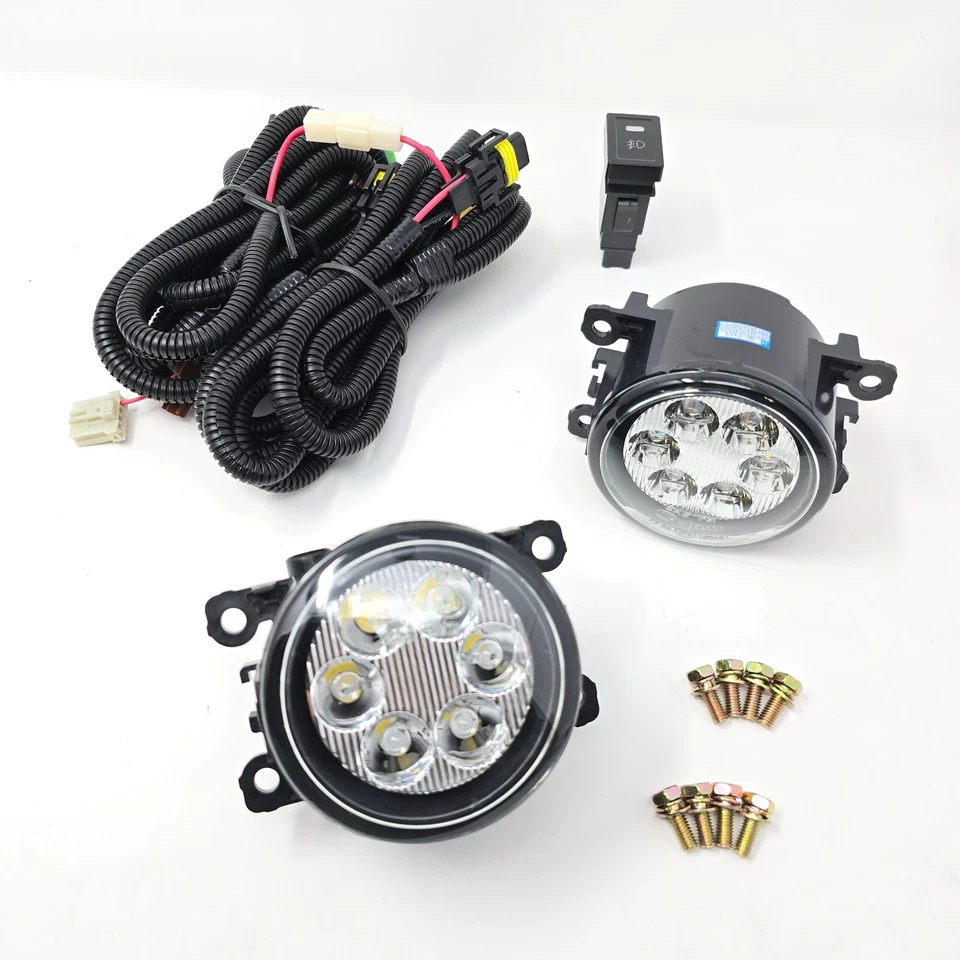 Kit de luces antiniebla LED transparentes incorporadas para Suzuki GRAND VITARA 2006-2014 interruptor de cableado Foto 2 de 4