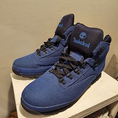 Timberland Euro Hiker Leather Hiking Boots Blue Men's Size Timberland Euro Hiker Leather Hiking Boots Blue Men's Size