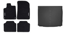 Frogum Fußmattensatz Autoteppich + Kofferraumwanne für Peugeot 407 6D_