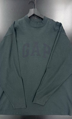 Size L- Yeezy Gap Dove Longsleeve Tee Black