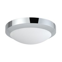 Weiß Chrom Badezimmerlampe Moderne Deckenlampe Deckenleuchte 1X21W/Gr10Q IP44