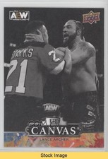 2023 Upper Deck AEW All Elite Wrestling UD Canvas Black Lance Archer READ 1io2