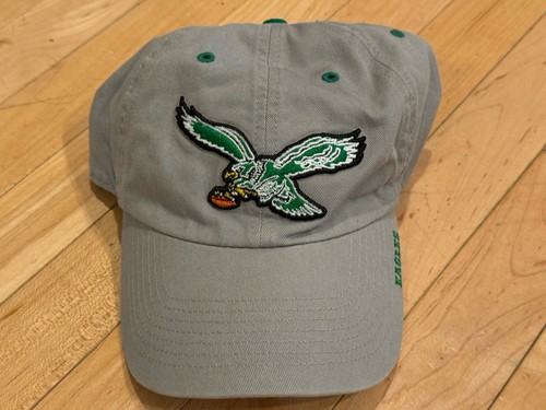 Philadelphia Eagles Retro Vintage Bird Logo Strapback 47 Brand Hat Gray