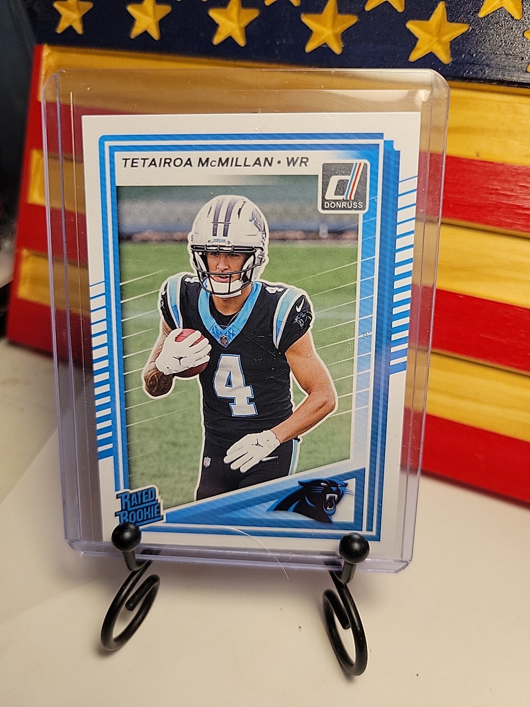 2025 Panini Donruss - Rated Rookie Tetairoa McMillan #314 (RC) PANTHERS