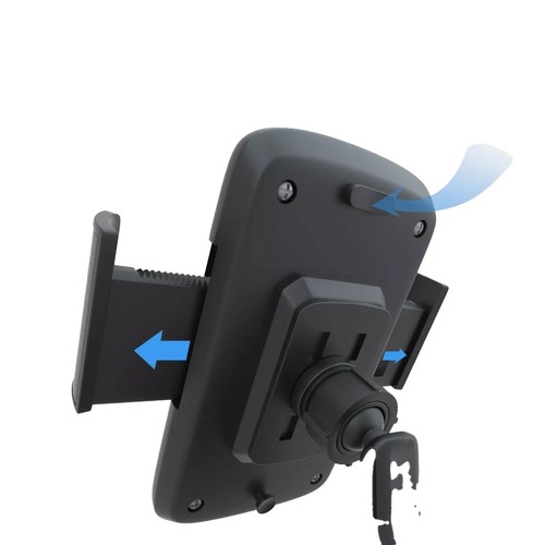 Portabicchieri Auto Supporto Telefono Universale Culla Regolabile Girevole 360° - Foto 8 di 9