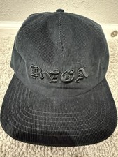 Benjamin Jeanjean Old E Snapback Hat - Black Rvca Artist series corduroy Dad